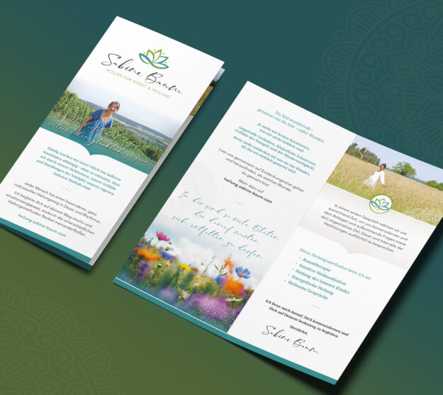 kaundvau GmbH - Werbeagentur Pforzheim - Corporate Design für Sabine Baum - Atelier für Kunst und Heilung