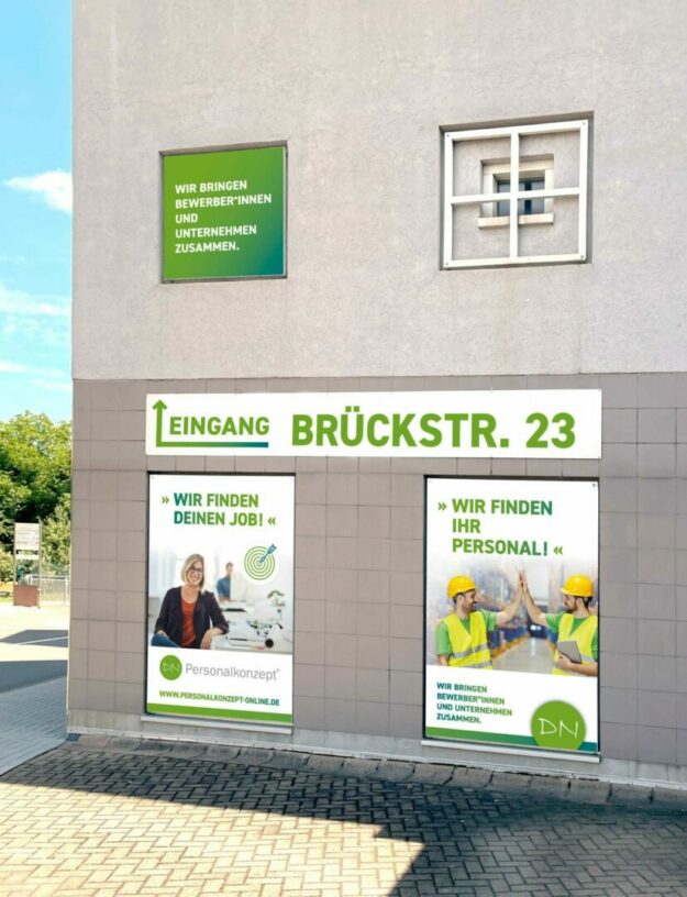kaundvau GmbH - Werbeagentur Pforzheim - DN Personalkonzept Werbetechnik - Werbefläche
