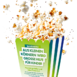kaundvau Werbeagentur - Popcorn Spenden für die Kinderklinik